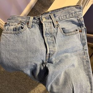 Levi's 501 Straight High Waisted Jeans